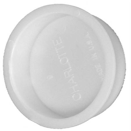 Gizmo Schedule 40 4 in. Hub x 4 in. Dia. Hub PVC Cap GI1492319